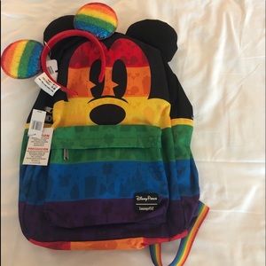 Disney Pride bag and Ears